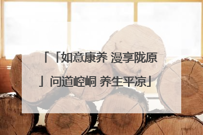 「如意康养 漫享陇原」问道崆峒 养生平凉