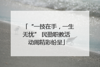 “一技在手，一生无忧” 民勤职教活动周精彩纷呈