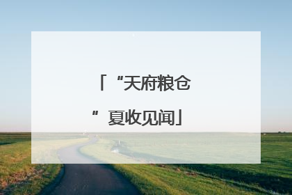 “天府粮仓”夏收见闻