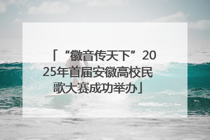“徽音传天下”2025年首届安徽高校民歌大赛成功举办