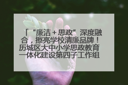 “廉洁＋思政”深度融合，擦亮学校清廉品牌！历城区大中小学思政教育一体化建设第四子工作组举行共建活动