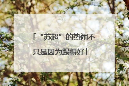 “苏超”的热闹不只是因为踢得好