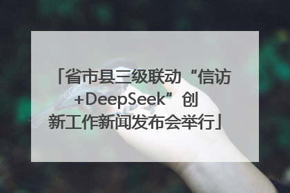 省市县三级联动“信访+DeepSeek”创新工作新闻发布会举行