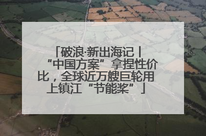 破浪·新出海记丨 “中国方案”拿捏性价比，全球近万艘巨轮用上镇江“节能桨”