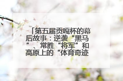 第五届贡嘎杯的幕后故事：逆袭“黑马”、常胜“将军”和高原上的“体育奇迹”丨微纪录