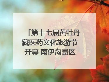 第十七届黄牡丹藏医药文化旅游节开幕 南伊沟景区重新开放