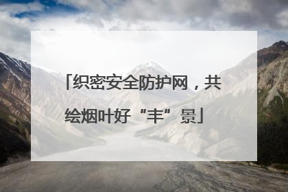 织密安全防护网，共绘烟叶好“丰”景