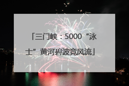 三门峡：5000“泳士”黄河碧波竞风流
