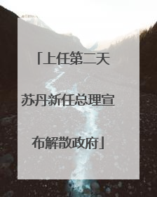 上任第二天 苏丹新任总理宣布解散政府