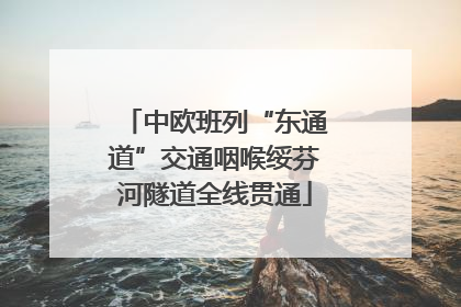 中欧班列“东通道”交通咽喉绥芬河隧道全线贯通