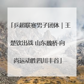 乒超联赛男子团体｜王楚钦出战 山东魏桥·向尚运动胜四川丰谷