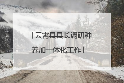 云霄县县长调研种养加一体化工作