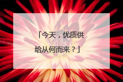 今天，优质供给从何而来？