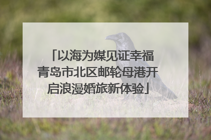 以海为媒见证幸福 青岛市北区邮轮母港开启浪漫婚旅新体验
