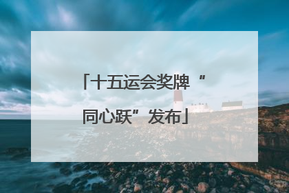十五运会奖牌“同心跃”发布