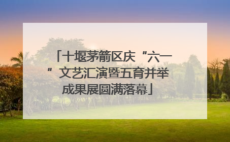 十堰茅箭区庆“六一”文艺汇演暨五育并举成果展圆满落幕