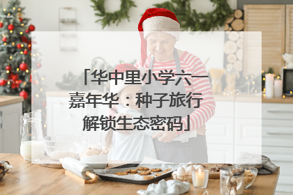 华中里小学六一嘉年华：种子旅行解锁生态密码