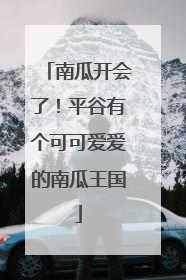 南瓜开会了！平谷有个可可爱爱的南瓜王国