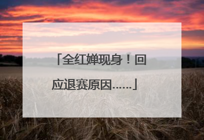 全红婵现身！回应退赛原因……