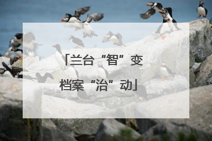 兰台“智”变 档案“治”动