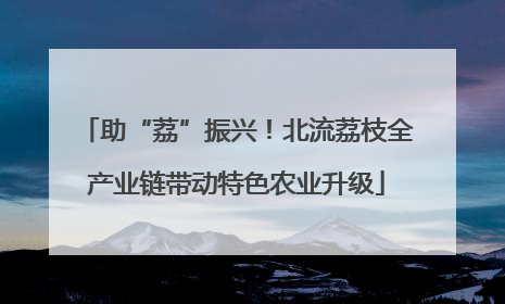 助“荔”振兴！北流荔枝全产业链带动特色农业升级