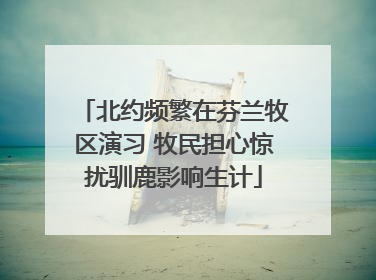 北约频繁在芬兰牧区演习 牧民担心惊扰驯鹿影响生计