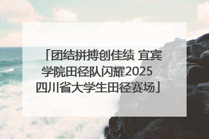 团结拼搏创佳绩 宜宾学院田径队闪耀2025四川省大学生田径赛场