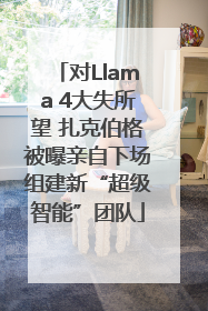 对Llama 4大失所望 扎克伯格被曝亲自下场组建新“超级智能”团队