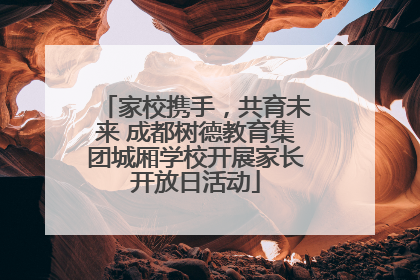 家校携手，共育未来 成都树德教育集团城厢学校开展家长开放日活动