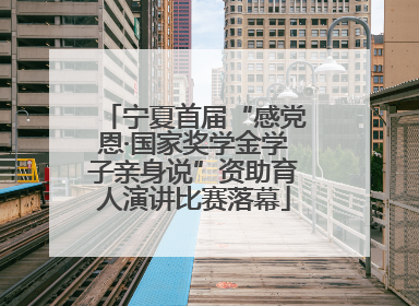 宁夏首届“感党恩·国家奖学金学子亲身说”资助育人演讲比赛落幕