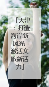 天津：打造海岸新风光 激活文旅新活力