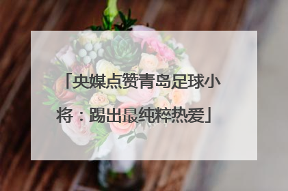央媒点赞青岛足球小将：踢出最纯粹热爱