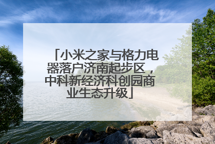 小米之家与格力电器落户济南起步区，中科新经济科创园商业生态升级