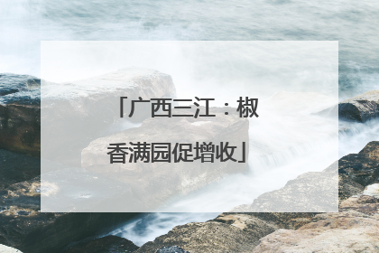 广西三江：椒香满园促增收