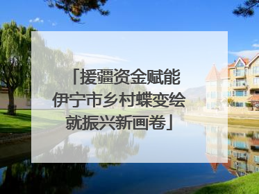 援疆资金赋能 伊宁市乡村蝶变绘就振兴新画卷
