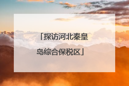 探访河北秦皇岛综合保税区