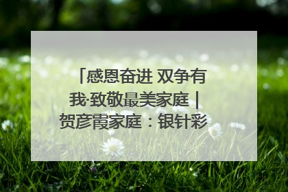 感恩奋进 双争有我·致敬最美家庭｜贺彦霞家庭：银针彩线绣出好日子