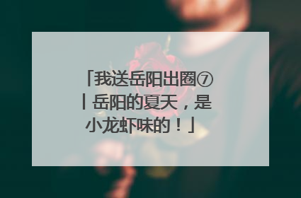 我送岳阳出圈⑦丨岳阳的夏天，是小龙虾味的！