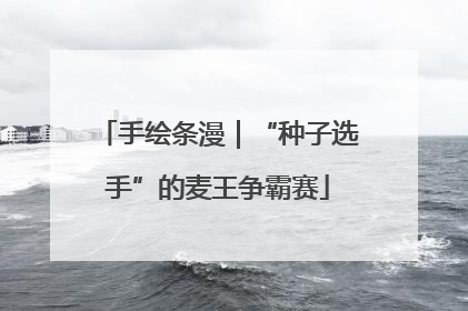 手绘条漫｜“种子选手”的麦王争霸赛