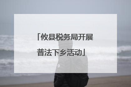攸县税务局开展普法下乡活动
