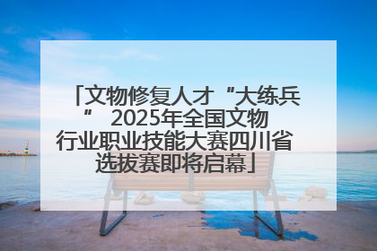 文物修复人才“大练兵” 2025年全国文物行业职业技能大赛四川省选拔赛即将启幕