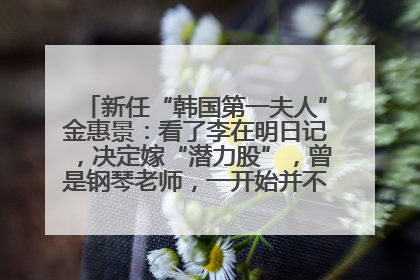 新任“韩国第一夫人”金惠景：看了李在明日记，决定嫁“潜力股”，曾是钢琴老师，一开始并不支持丈夫从政