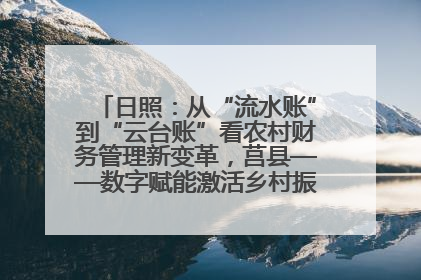 日照：从“流水账”到“云台账”看农村财务管理新变革，莒县——数字赋能激活乡村振兴“一池春水”
