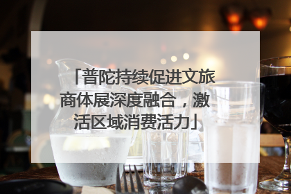 普陀持续促进文旅商体展深度融合，激活区域消费活力