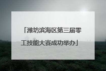 潍坊滨海区第三届零工技能大赛成功举办