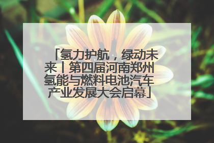 氢力护航，绿动未来丨第四届河南郑州氢能与燃料电池汽车产业发展大会启幕