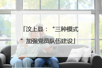 汶上县：“三种模式”加强党员队伍建设