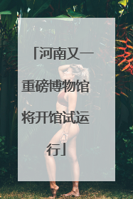 河南又一重磅博物馆将开馆试运行