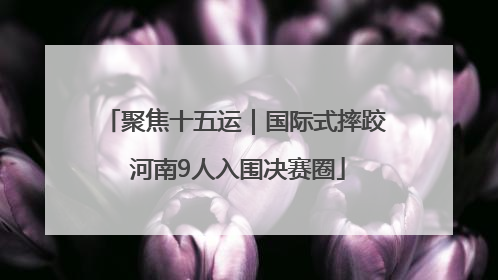 聚焦十五运｜国际式摔跤 河南9人入围决赛圈