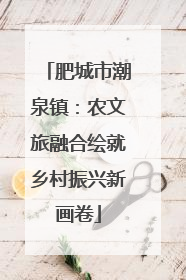 肥城市潮泉镇：农文旅融合绘就乡村振兴新画卷